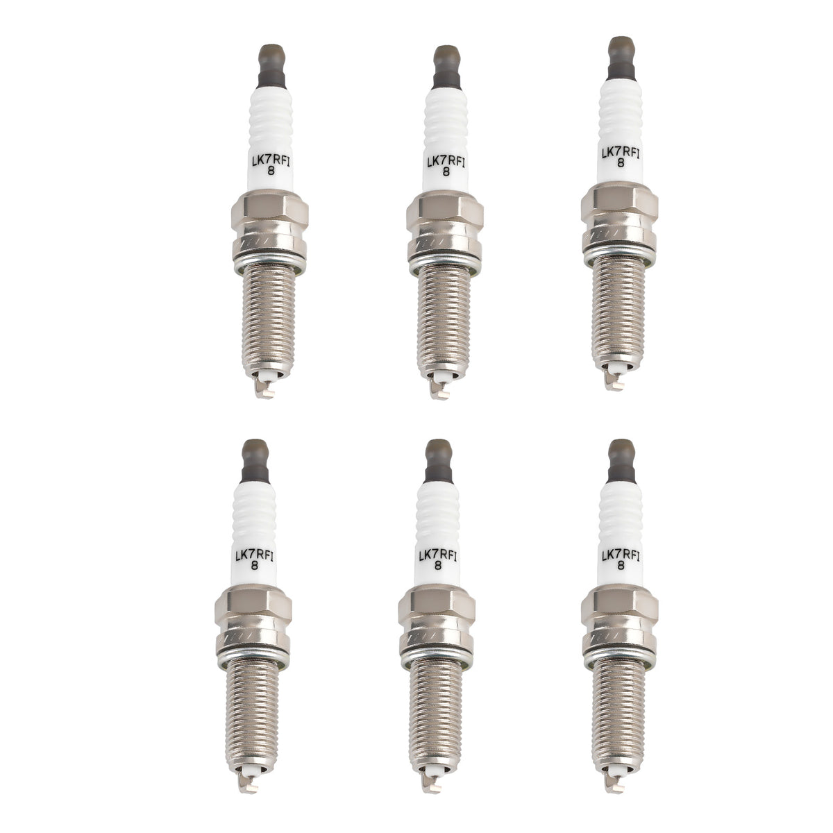 Set of 6 Ignition + Spark Plug compatible For Honda Ridgeline compatible For Acura RDX 3.5L 2016-2018UF713