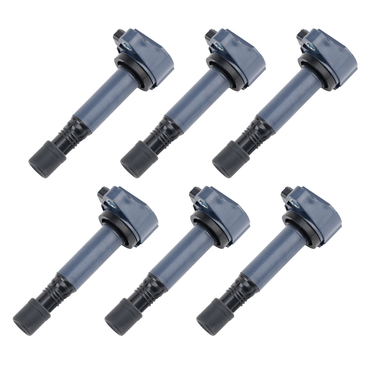 Set of 6 Ignition + Spark Plug compatible For Honda Ridgeline compatible For Acura RDX 3.5L 2016-2018UF713