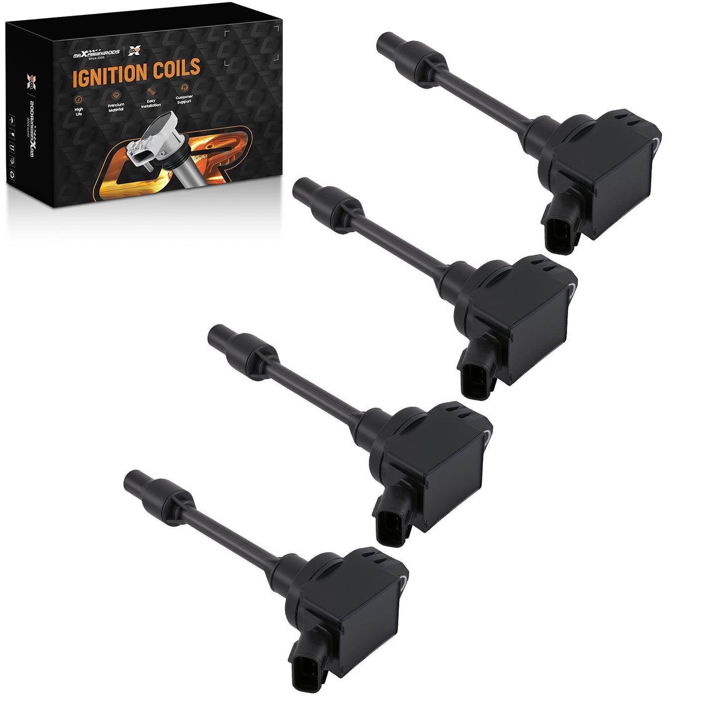 4x Ignition Coil Assembly compatible For Toyota Corolla Lexus UX200 2019-2021  90919A2009