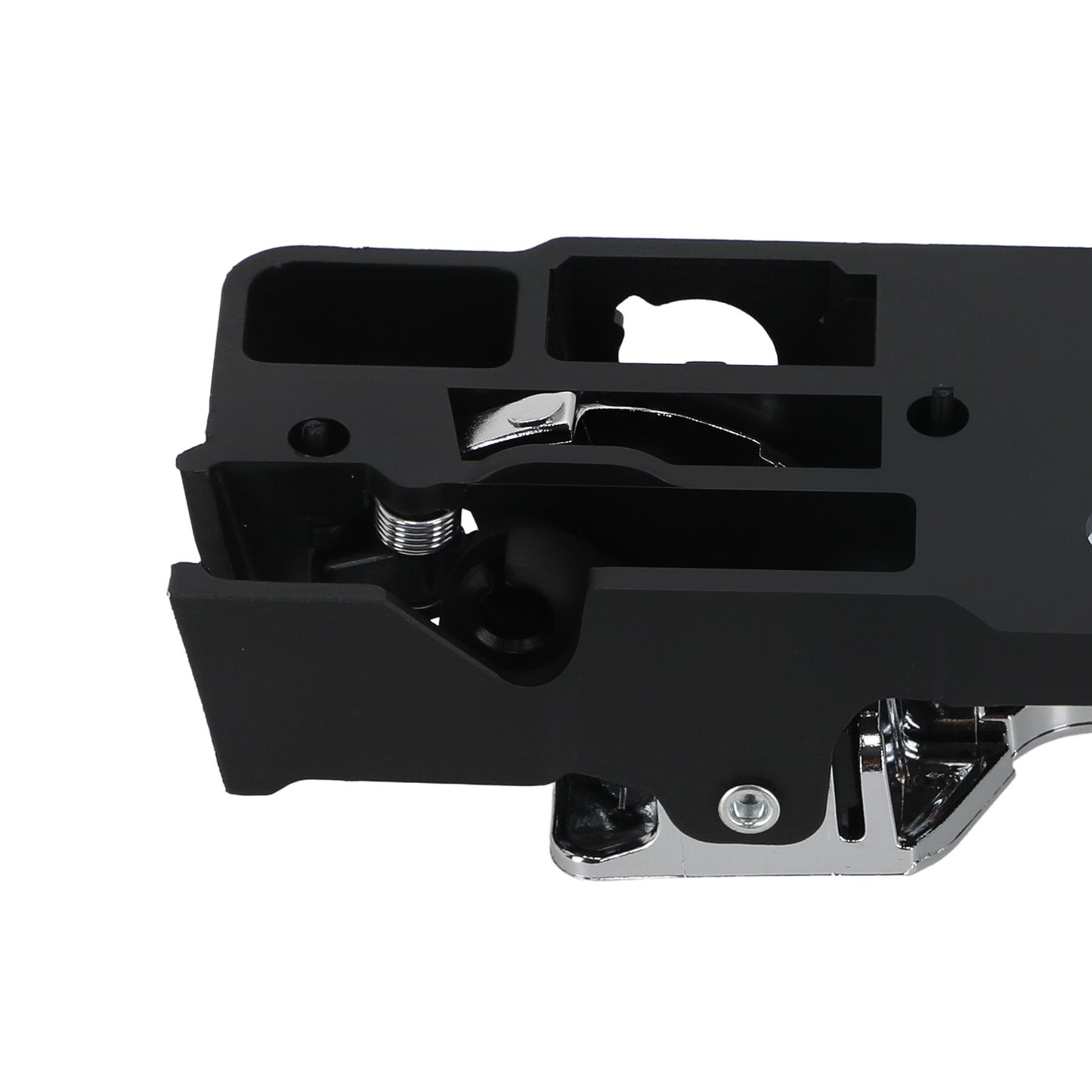 Chrome Black Door Handle compatible for Ford Fusion compatible for Lincoln MKZ 2006-2012 Front Left