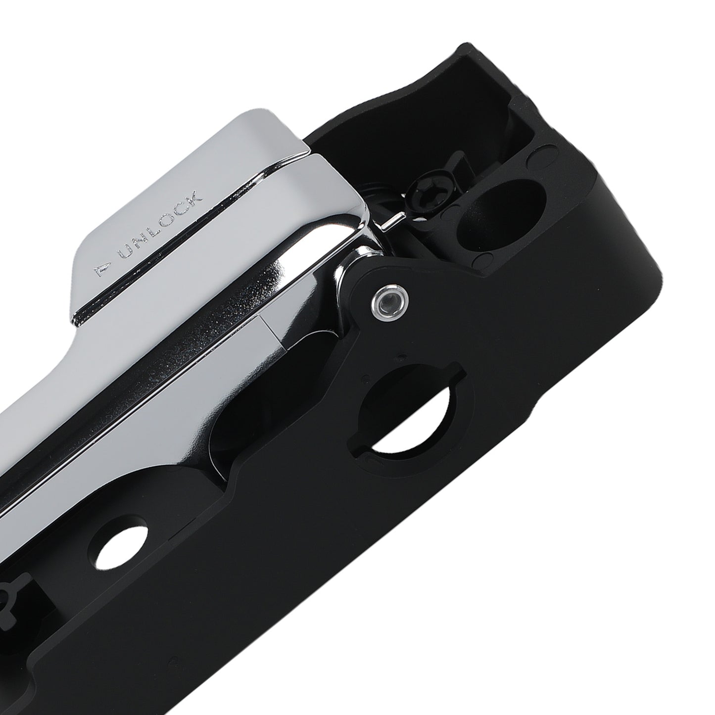 Chrome Black Interior Door Handle Rear Right compatible for Ford Fusion 2006-2012