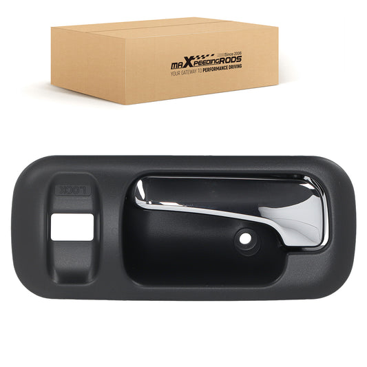 Black Chrome Door Handle Interior compatible for Honda CRV 1997-2001 Front Left