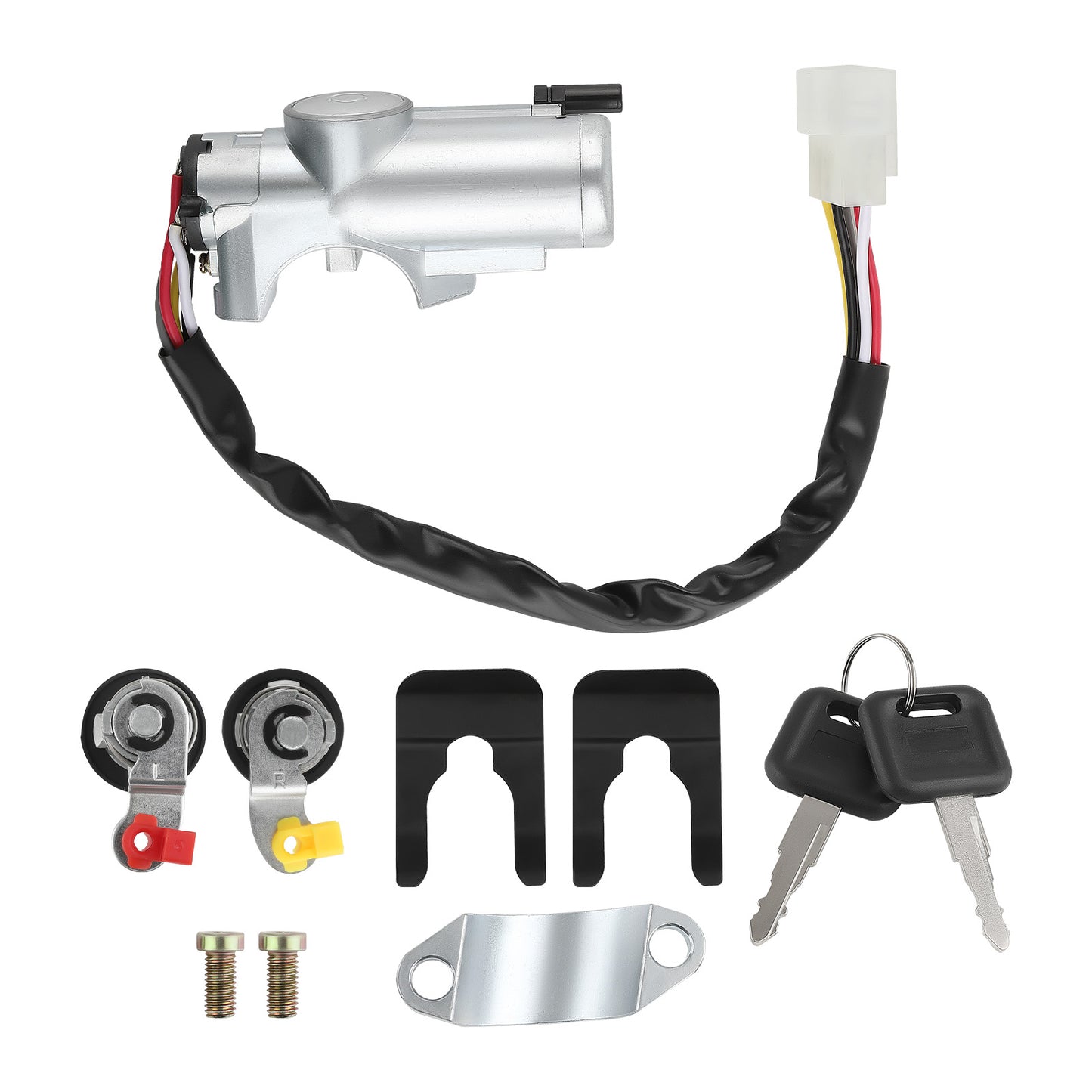 Ignition Switch Door Lock Cylinder 2 KEY compatible For Nissan D21 Pathfinder MT 1986-96