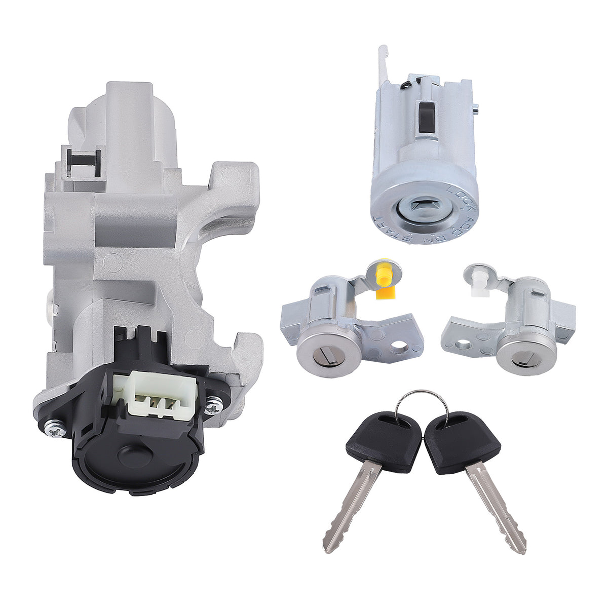 Ignition SwitchDoor Lock Cylinder compatible For GMC Canyon 2004-2012 CS1008L LC65360