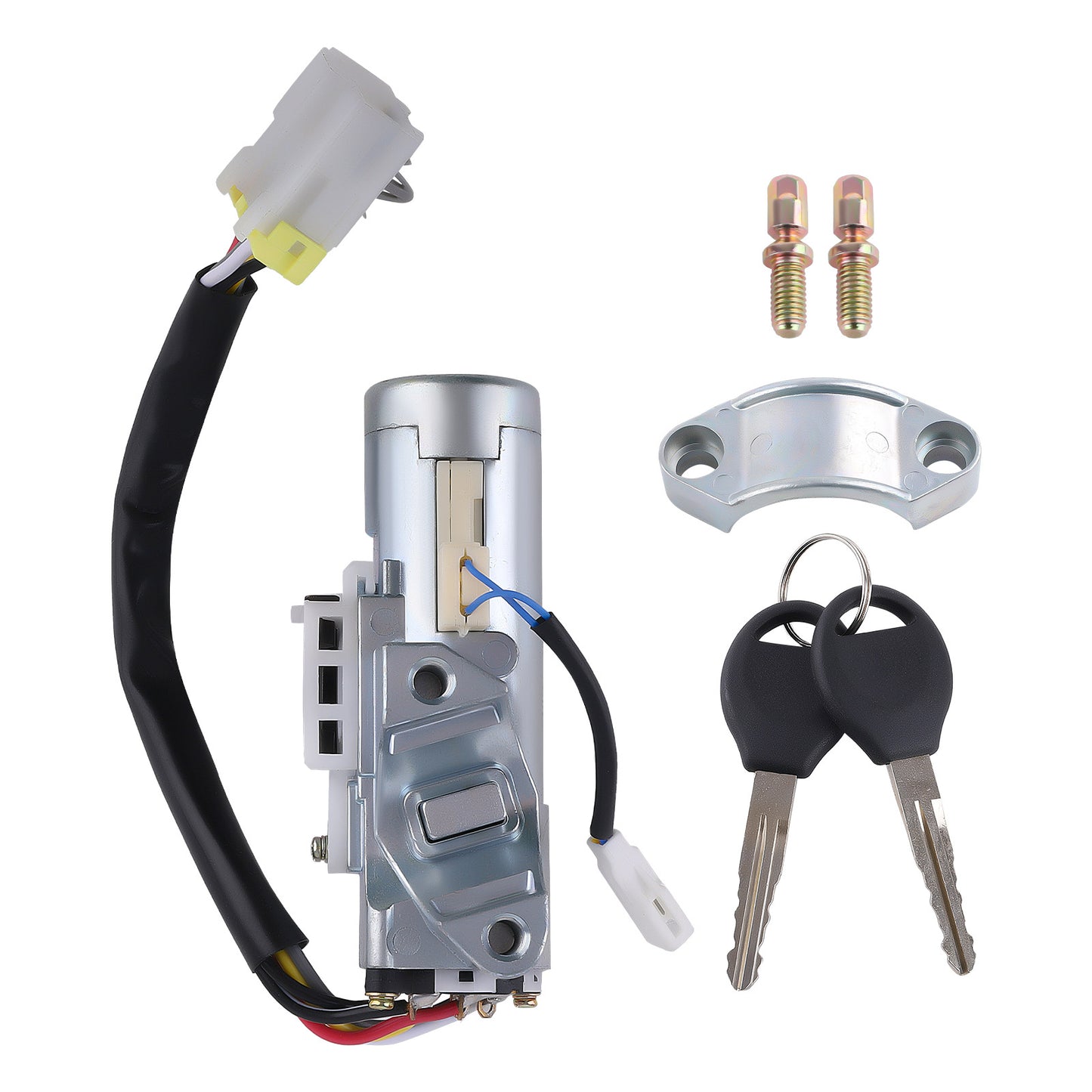 Ignition Lock Cylinder Switch with 2 Keys compatible For Nissan Xterra 00-04 Frontier 99-01