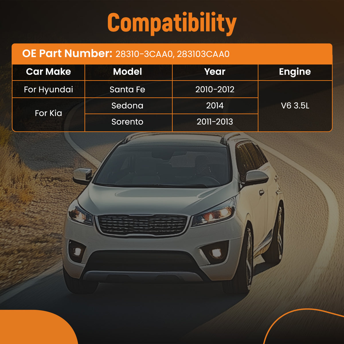 Intake Manifold compatible For Kia Sorento 2011-2013 V6 3.5L compatible For Hyundai Santa Fe 2010-2012
