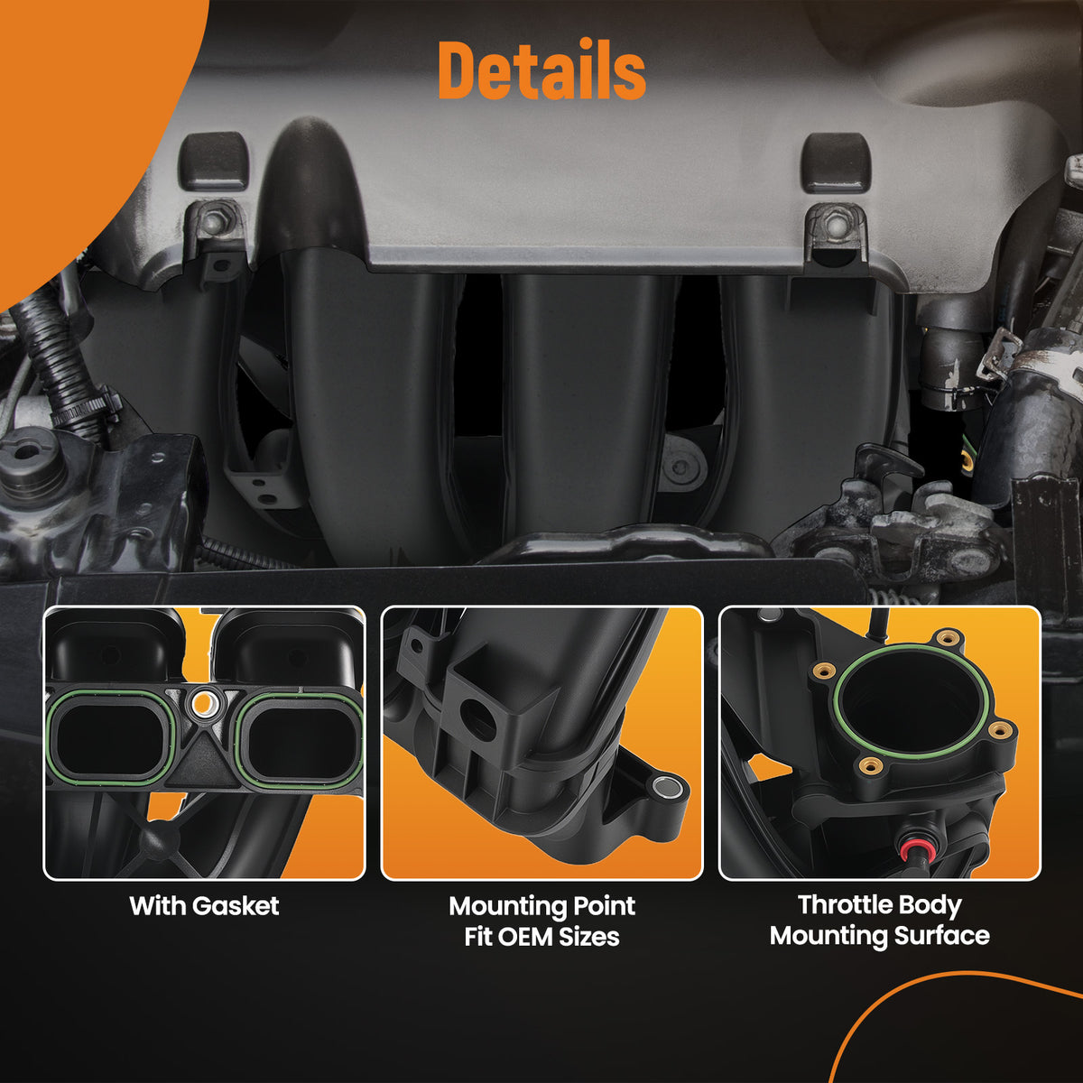 Intake Manifold compatible For Ford EcoSport 2.0 2018-2022 Focus Flex Hatchback CP9Z-9424-D