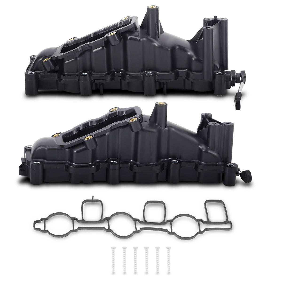2pcs Air Intake Manifold L+R compatible For Audi A4 A6 A8 Q7 compatible For VW Phaeton Touareg 2.7 3.0 TDI