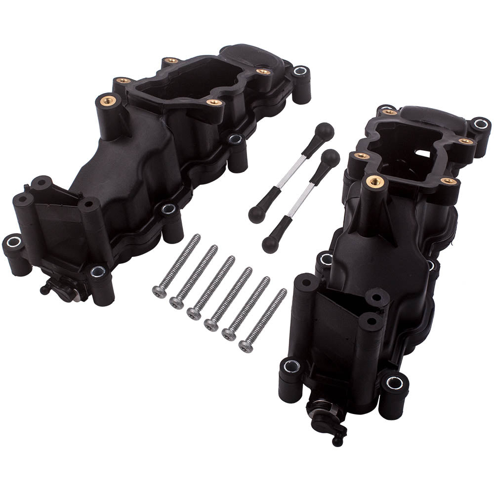 2pcs Air Intake Manifold L+R compatible For Audi A4 A6 A8 Q7 compatible For VW Phaeton Touareg 2.7 3.0 TDI