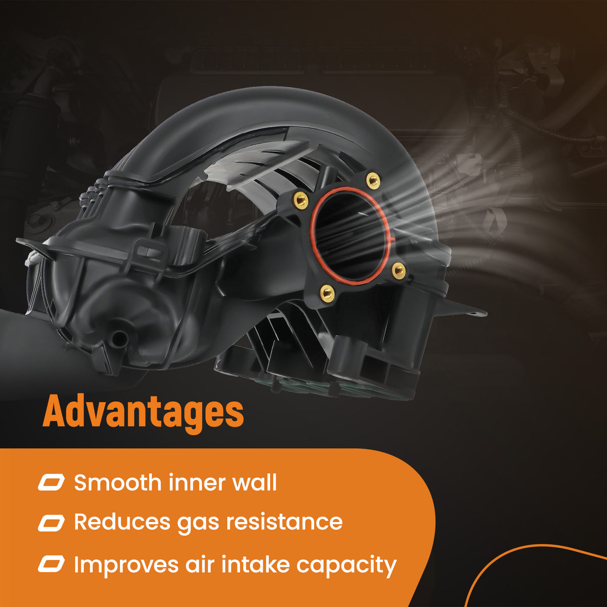 Intake Manifold compatible For Toyota Yaris 2019-2020  compatible For Yaris iA 2017-18 compatible For Scion iA 2016 1.5L
