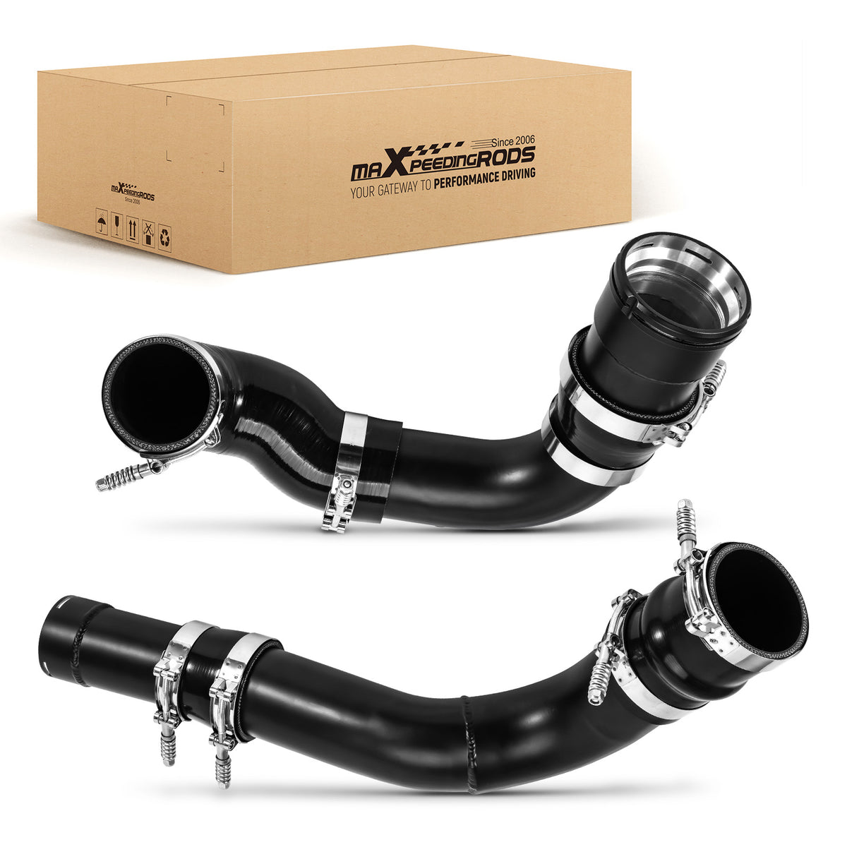 Turbo Intercooler Pipe Boot kitFor compatible For Ford F250 F350 F450 6.7L Diesel 2011-2016