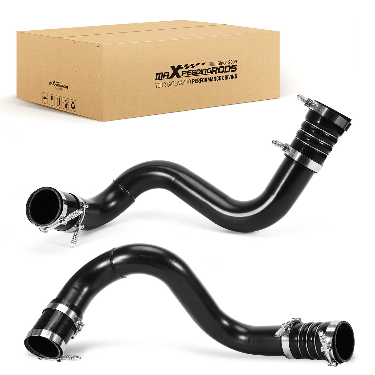 Intercooler Pipe Kit compatible For Ford F250 F350 F450 F550 Excursion 6.0L 03-07