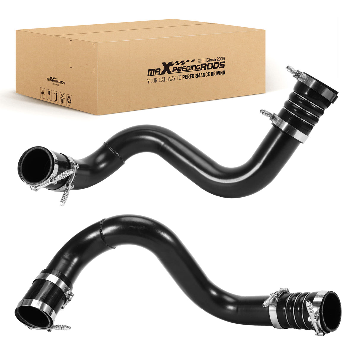 Intercooler Pipe Kit compatible For Ford F250 F350 F450 F550 Excursion 6.0L 03-07