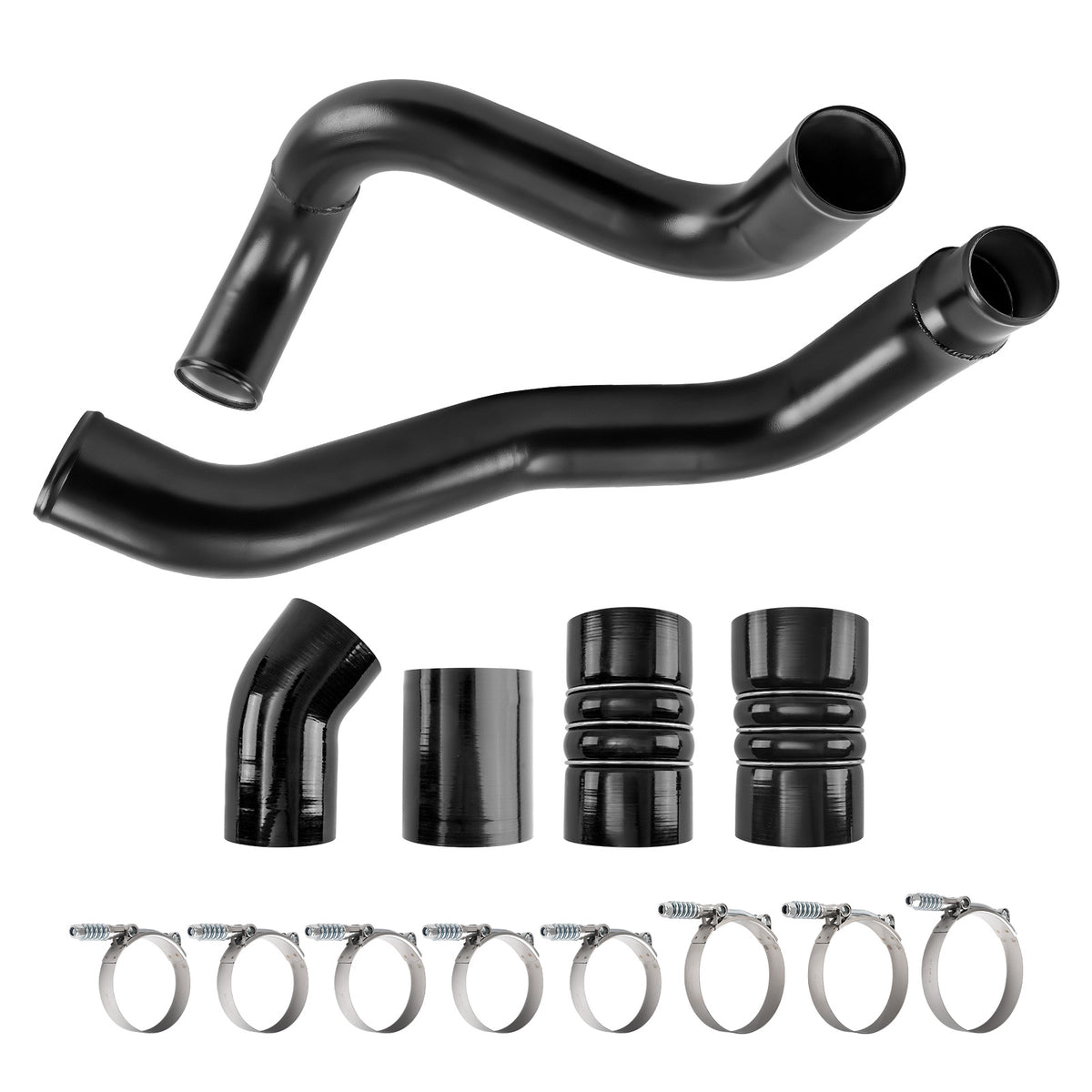 Intercooler Pipe Kit compatible For Ford F250 F350 F450 F550 Excursion 6.0L 03-07