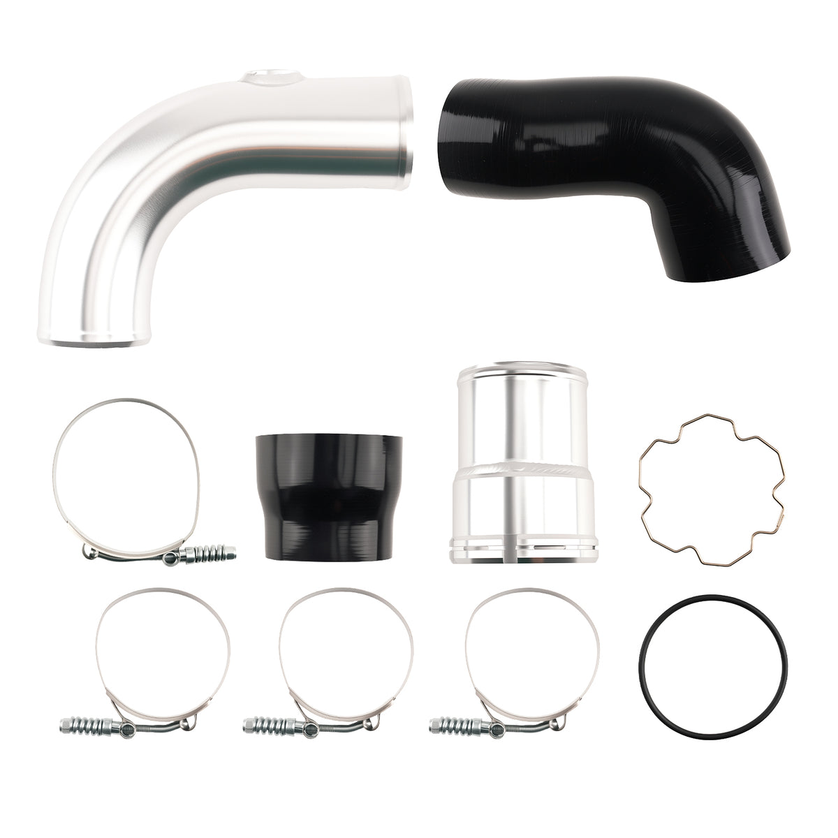 Cold Side Intercooler Pipe Upgrade Kit compatible For Ford 6.7L Powerstroke Diesel17-19