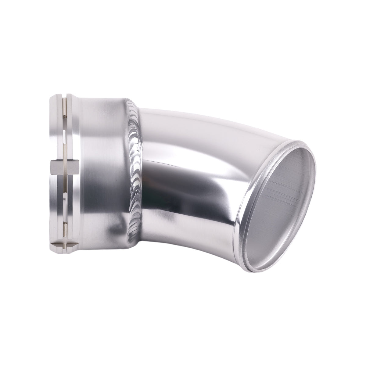 Intercooler Pipe Boot Kit For 06-10 compatible For Chevy Silverado 2500 HD/3500 HD Aluminum