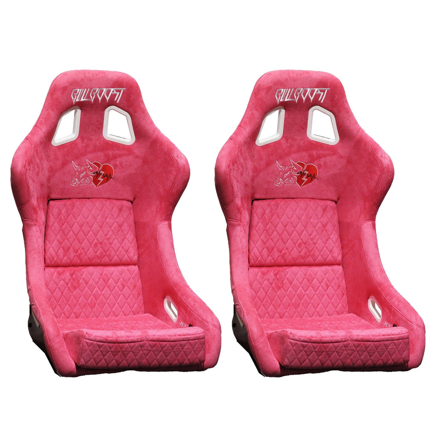 Bull Boost Adjustable Racing Lowered Ultra Max Bucket Seat w/ Seat Rails