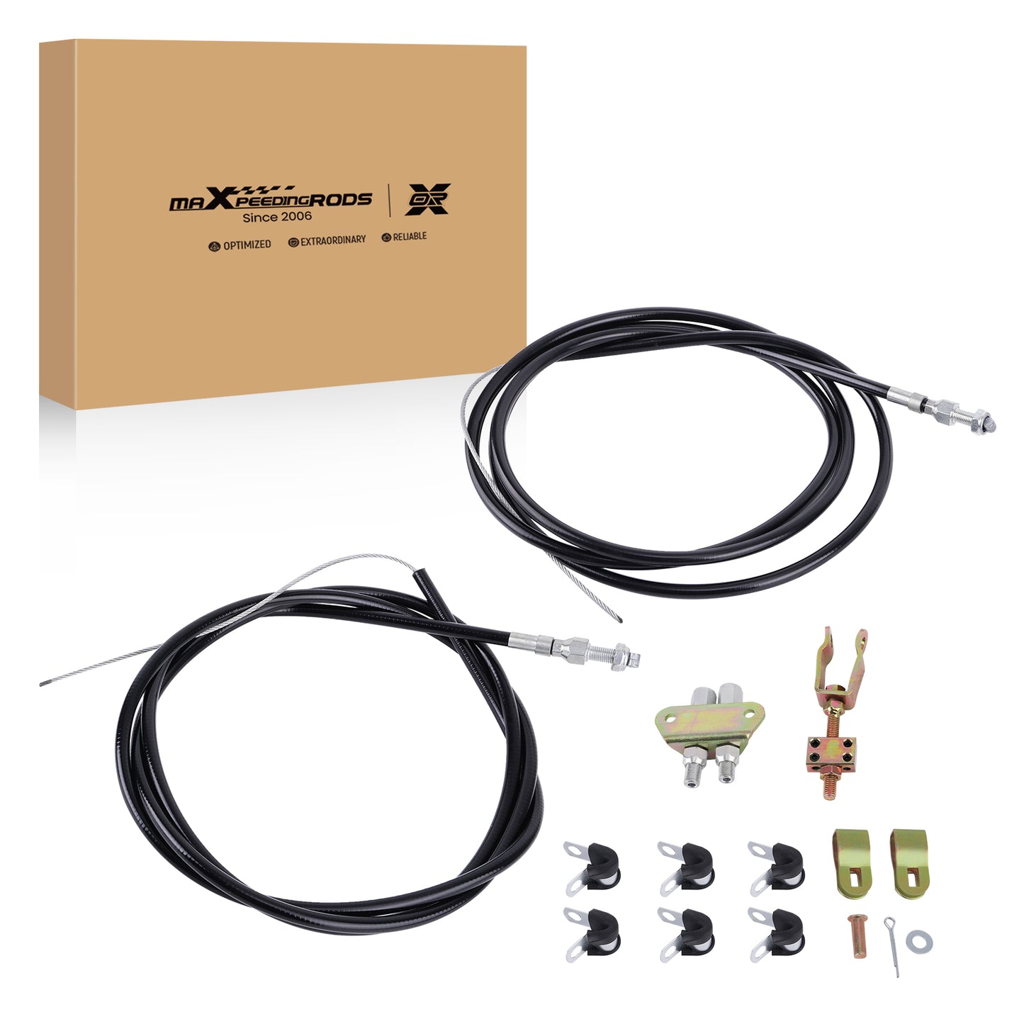 Universal Rear Parking Brake E-Brake System Cable For Wilwood 330-9371 3309371
