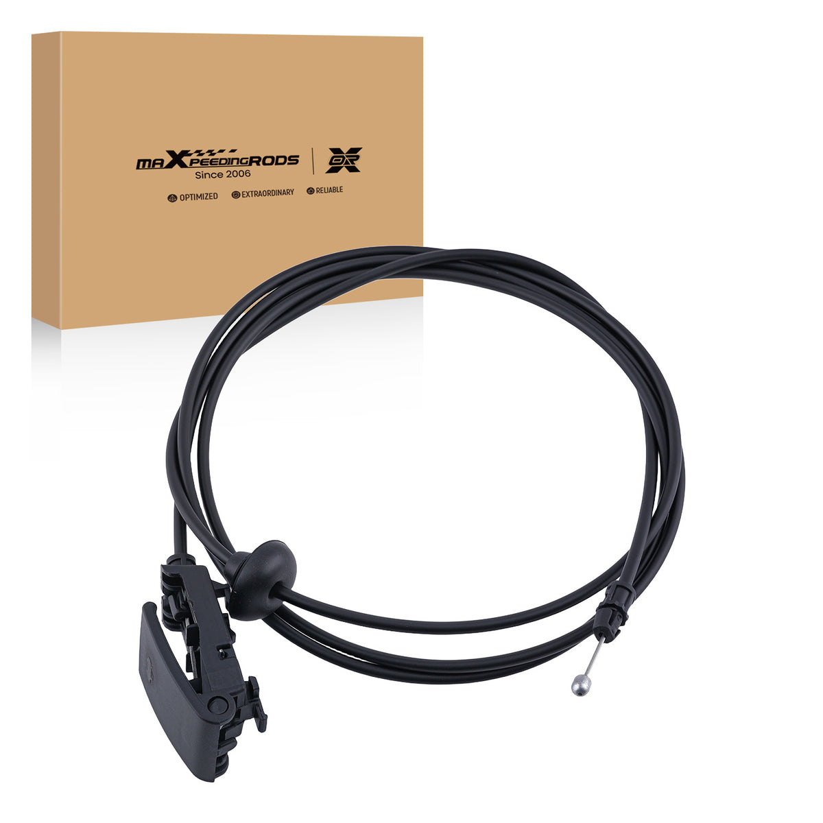 Hood Cable compatible For Dodge Challenger R/T Scat Pack 2015-2023 68185112AB Black