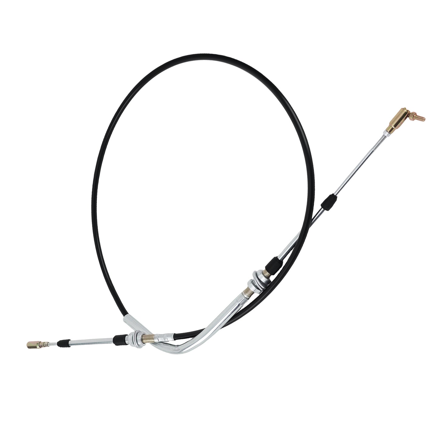 Trans Shift Cable 65" For Club Car compatible For DS 1998-up compatible For Golf Cart 103379501 Black Steel