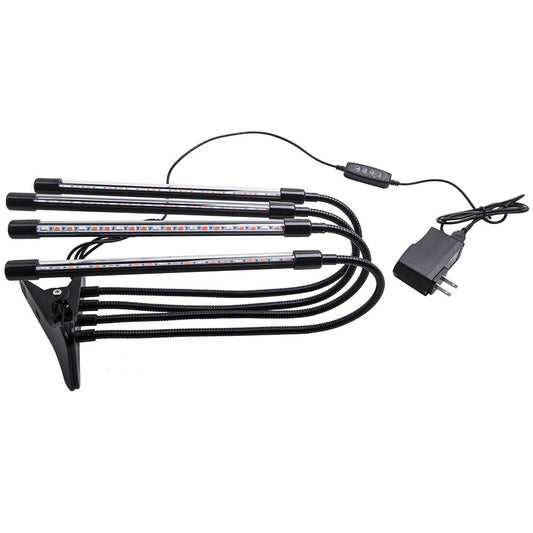 4 Heads LED Grow Light Plant Growing Lamp Lights for Indoor Plants Aluminum+PC