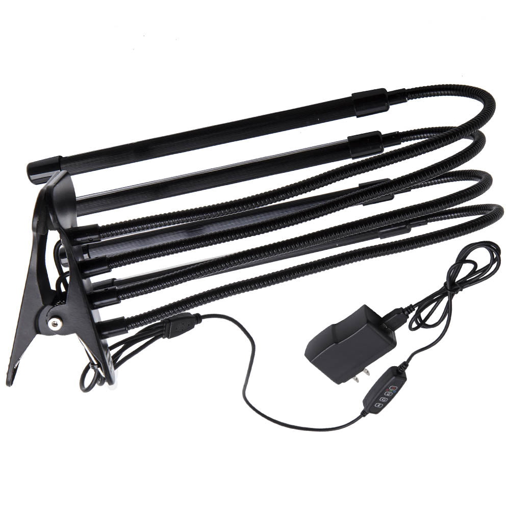 4 Heads LED Grow Light Plant Growing Lamp Lights for Indoor Plants Aluminum+PC
