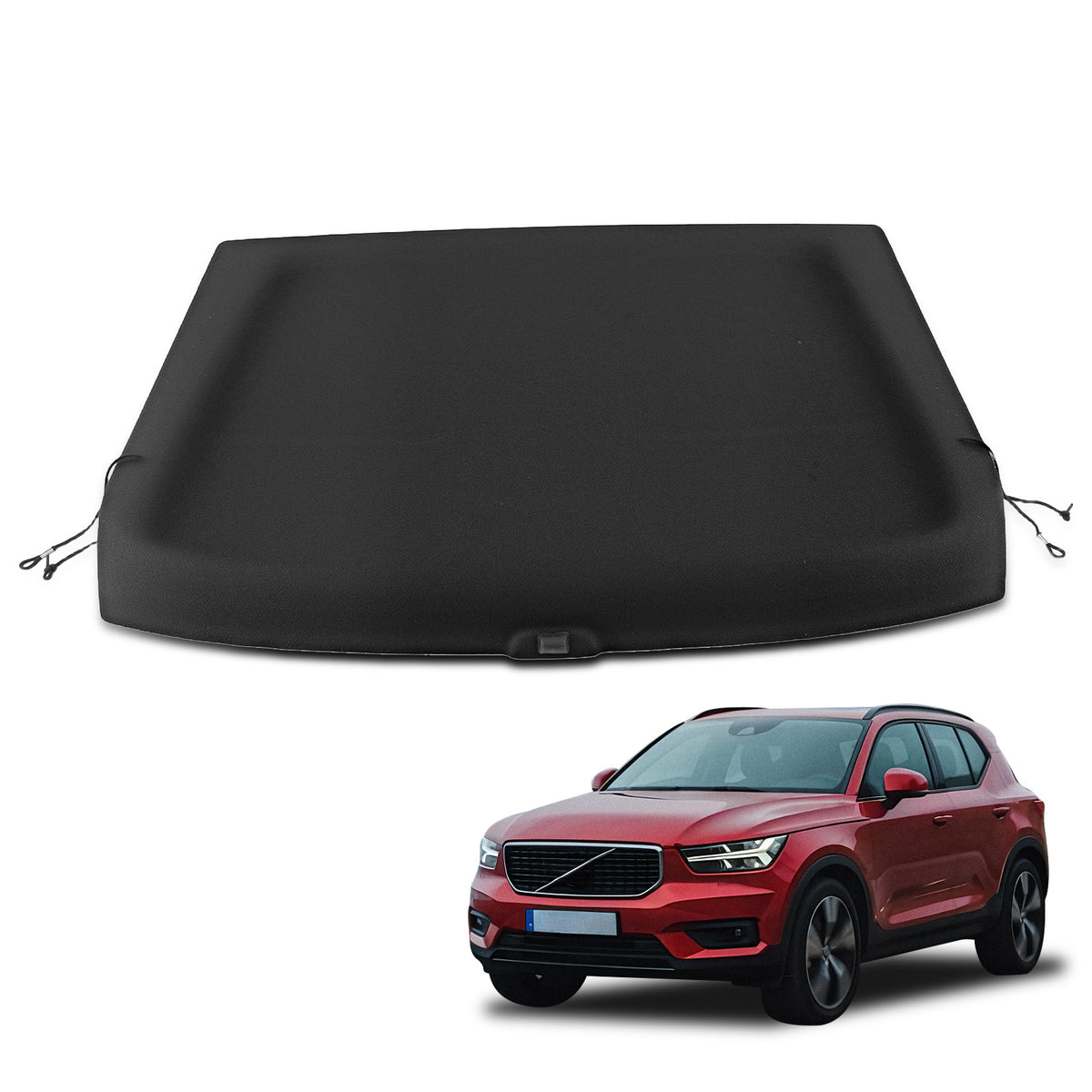 Cargo Parcel Shelf Cover compatible For VOLVO XC40 2018-2023 31462041 Rear Trunk Storage