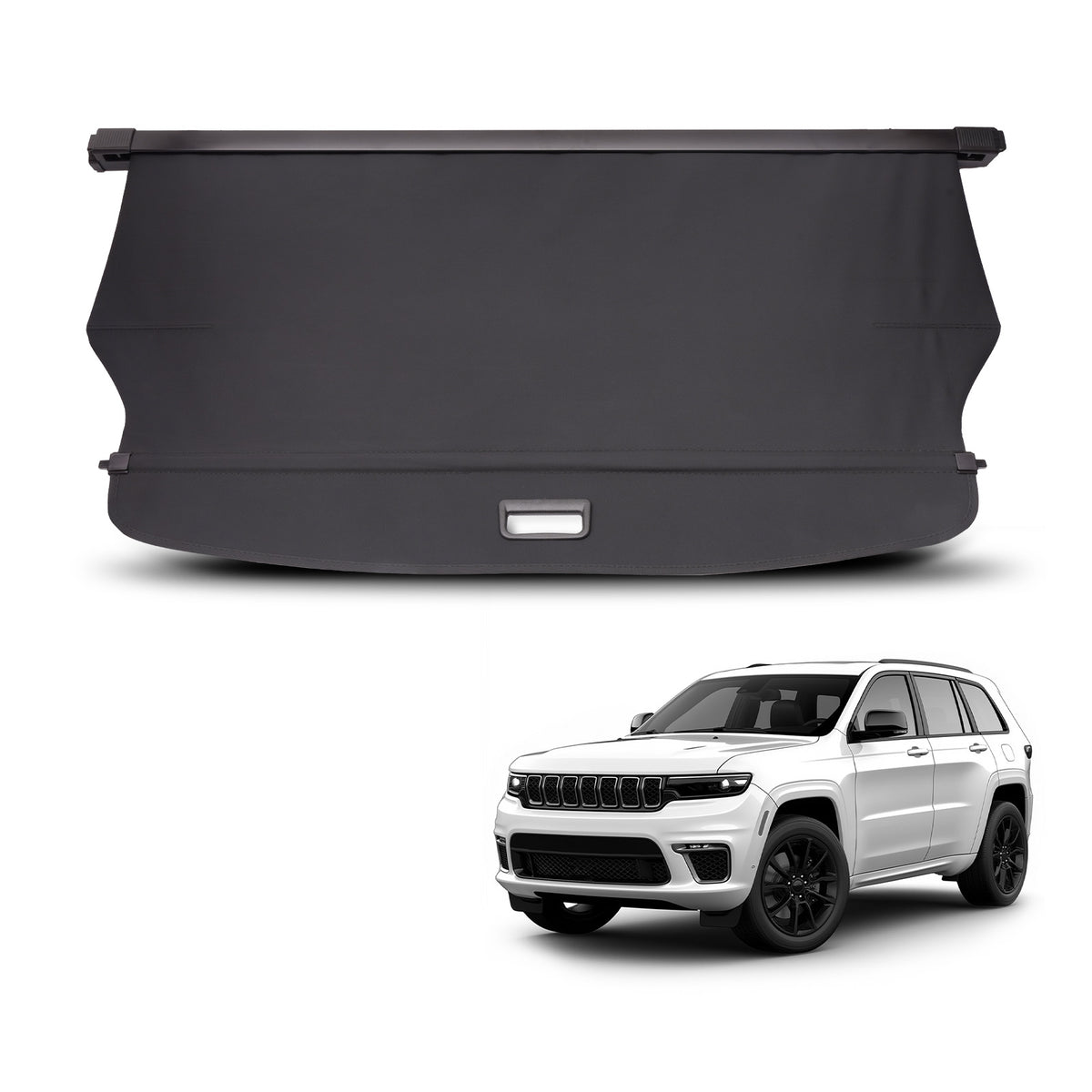 Rear Cargo Cover compatible For Jeep Grand Cherokee 22-23 WL Easy installation Waterproof