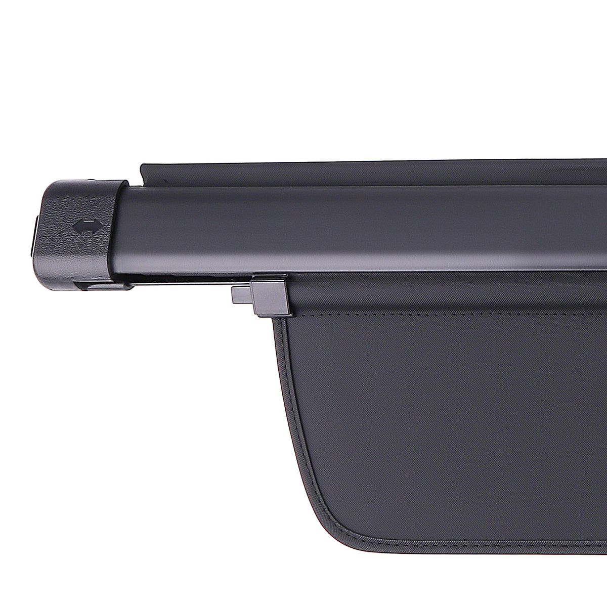 Waterproof Retractable Cargo Cover compatible For Honda Pilot 2016-2022 ABS Black