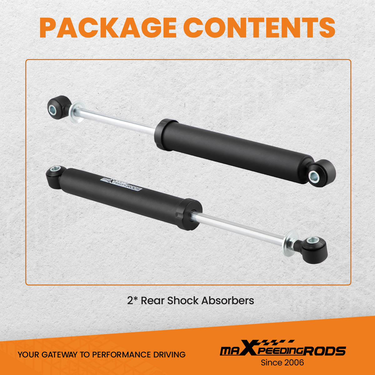 Rear Shock Absorbers ForChevy compatible For Silverado Sierra 1500 1999-06 Fit 0-2 Lift Kit