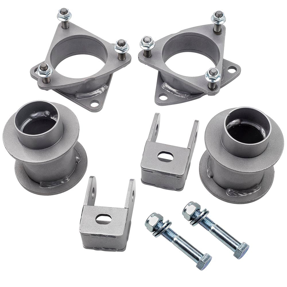 2 Front Rear 3 Lift Kit Spacer Compatible For Chevy Suburban 1500 compatible For Tahoe 6-Lug 2008-16