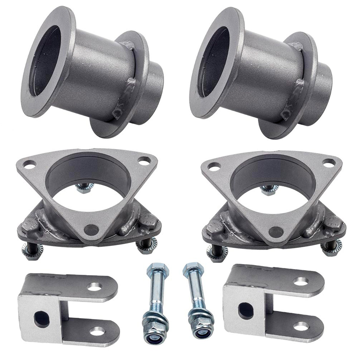 2 Front Rear 3 Lift Kit Spacer Compatible For Chevy Suburban 1500 compatible For Tahoe 6-Lug 2008-16