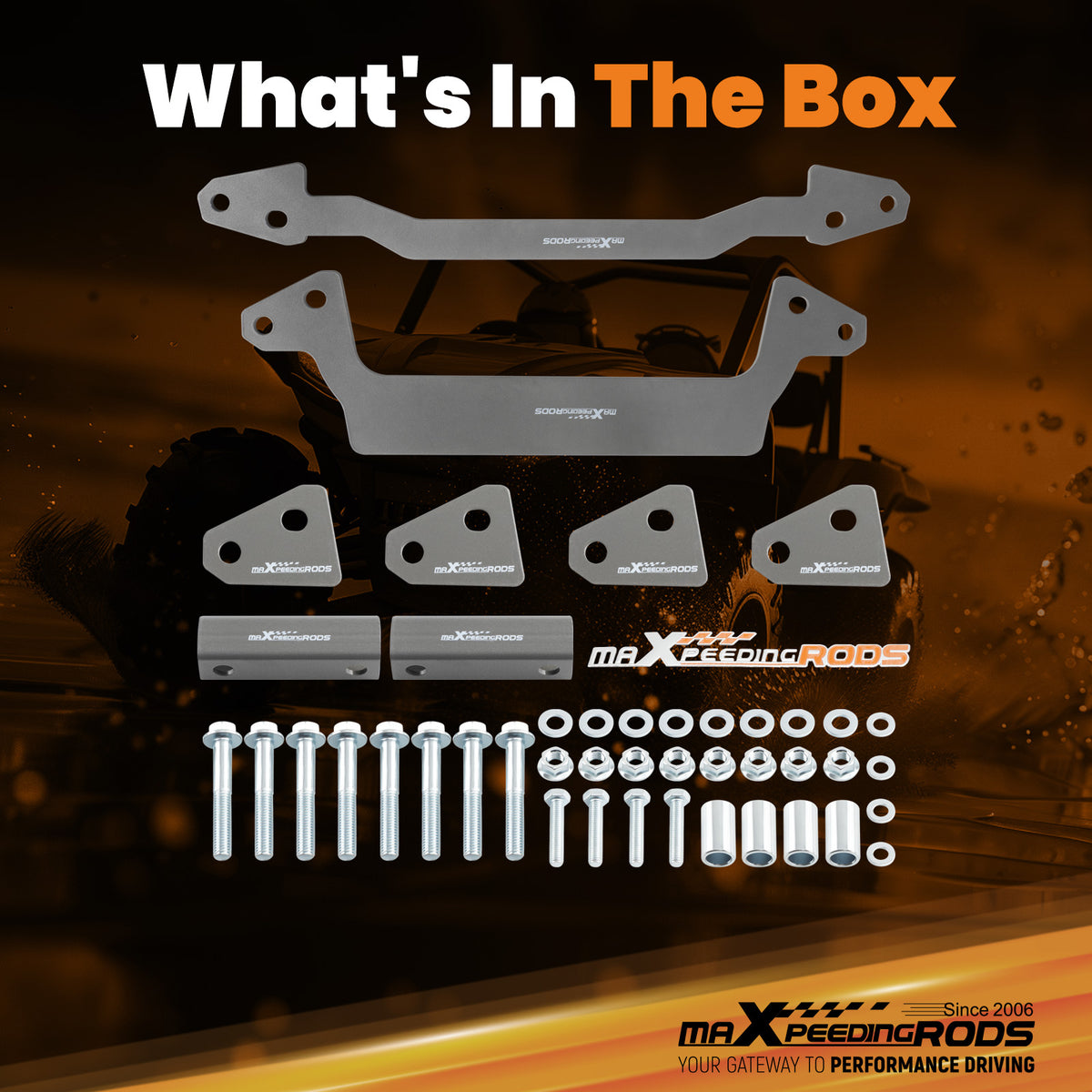 2 inch Lift Kit compatible For Kawasaki Brute Force 650i 750i 2005-2018