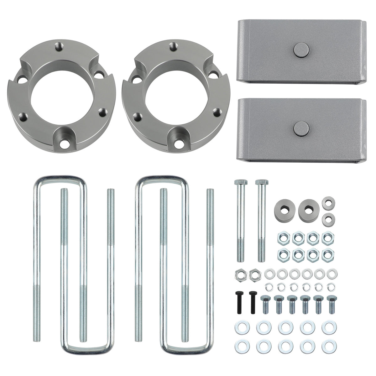 3 Front 3 Rear Full Leveling Lift Kit compatible For Toyota Tacoma 2005-2023 6-Lug