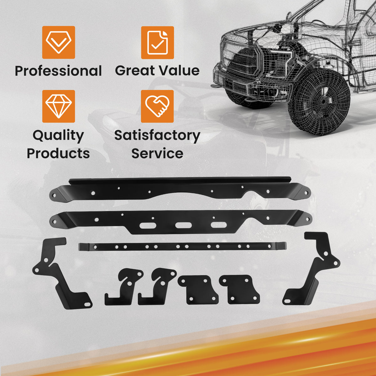 3 Front 2 Rear Lift Kit compatible For Yamaha wolverine850 X2 X4 2018-2022 Steel