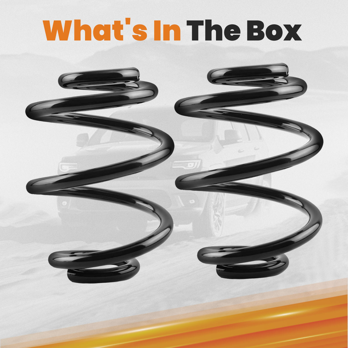 6 Rear Lowering Coil Springs Drop Kit compatible For Chevy GMC Truck 1/2 Ton 2WD 1963-72