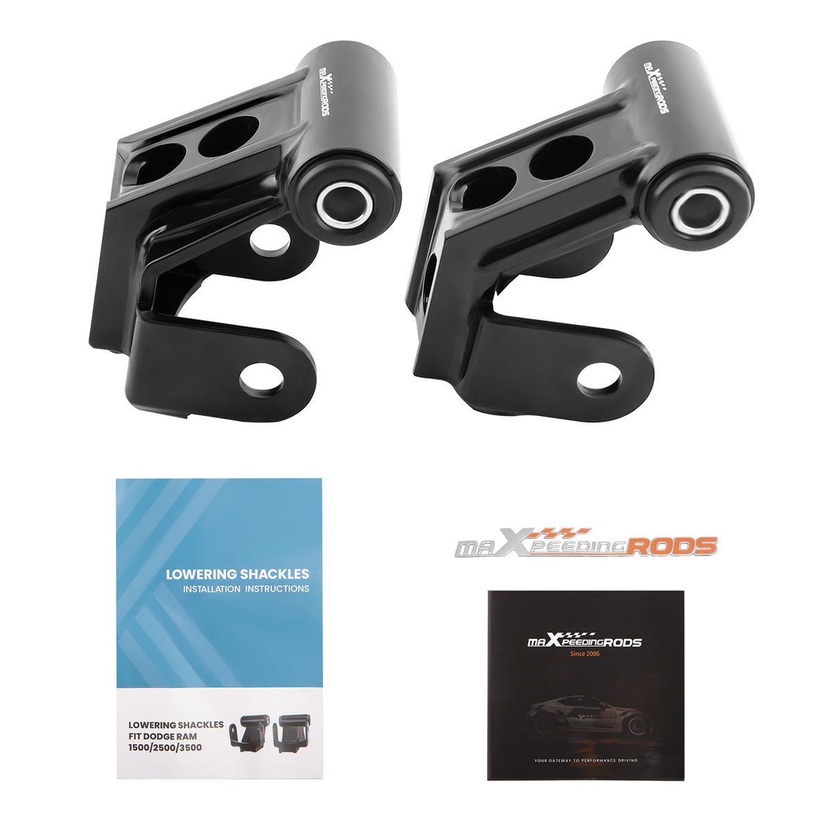 Drop Lowering Shackles 2'' Leveling Kit compatible For Dodge Ram 2500 3500 2003-2013