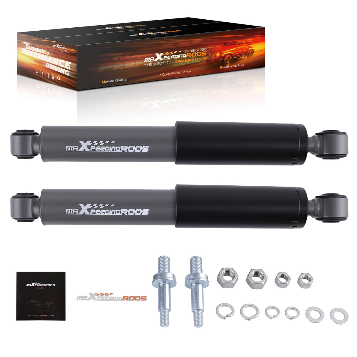 Front Lowering Shocks 2-5 Drop compatible For Chevy/GMC C10 C15 1963-1987 2WD