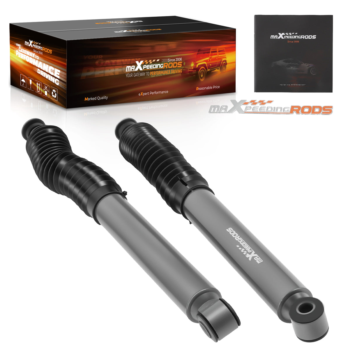 Lift Shock Absorber Rear compatible For Toyota 4Runner 1990-2002 2WD 4WD 35mm Piston
