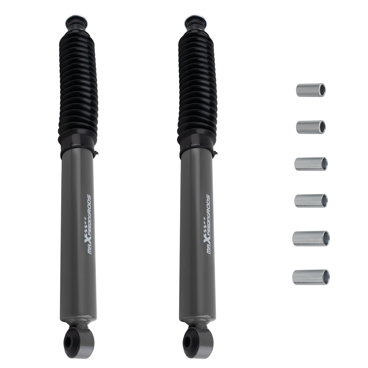 5.5-7 Off Road Front Lift Shocks compatible For Chevy GMC 2500HD 01-10 with Dust Shield