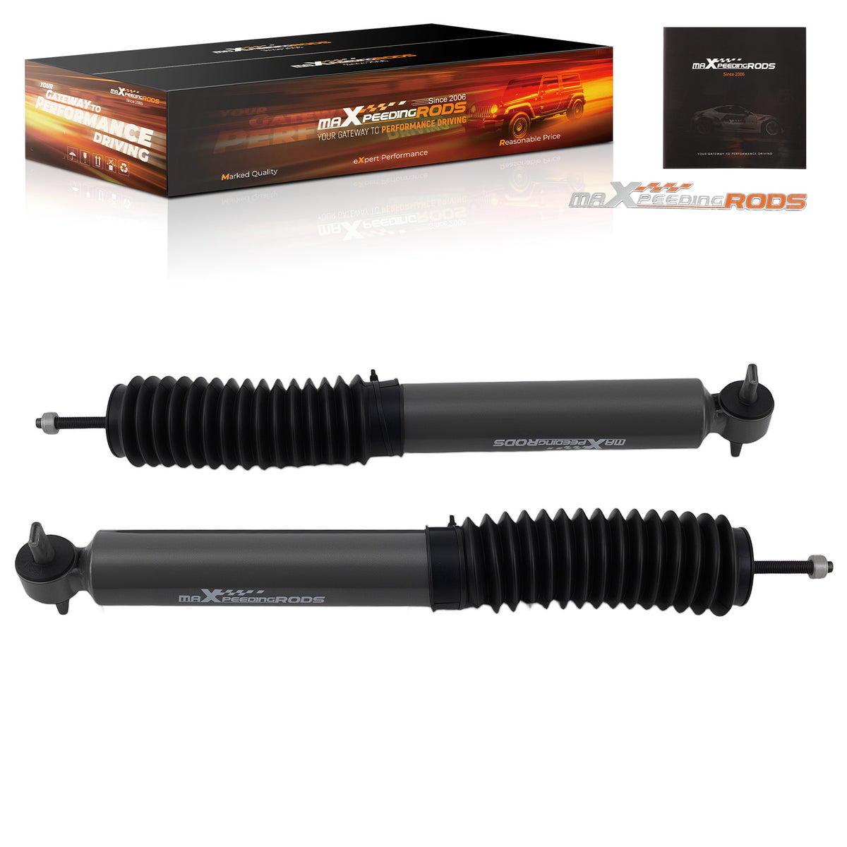 2.5-4in Front Shocks Absorbers compatible For Chevrolet Silverado 1500 2WD 1999-2006