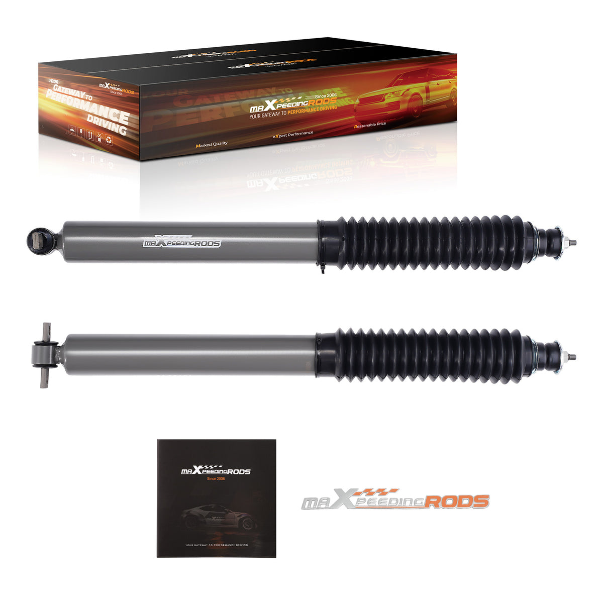 6.5-8inch Lift Front Shock Absorbers compatible For Chevy Silverado/GMC Sierra 2WD 99-2007