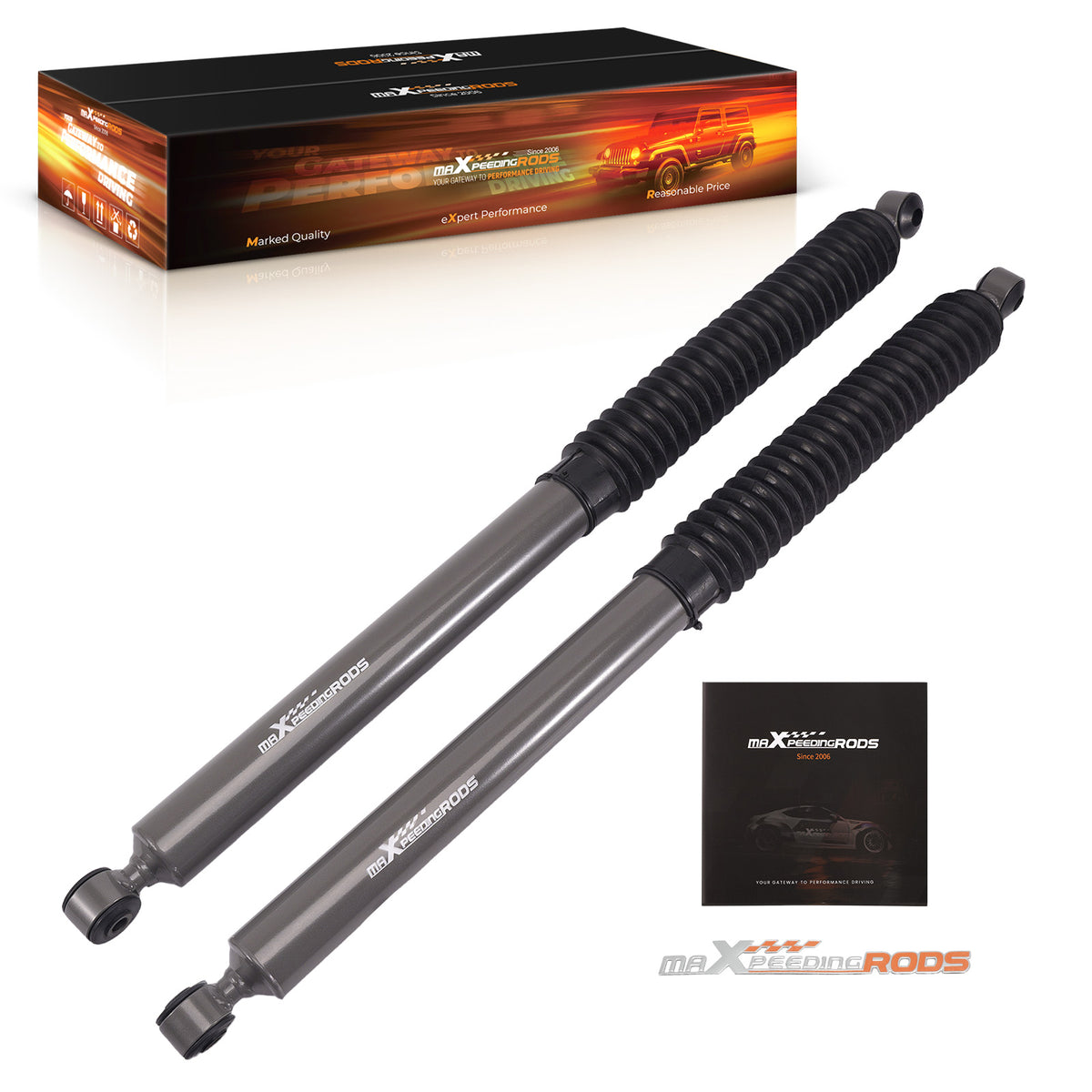 4WD Gas Lift Shock compatible For Ford F-250 F-350 Super Duty 1999-2016 5-7.5 Rear Height