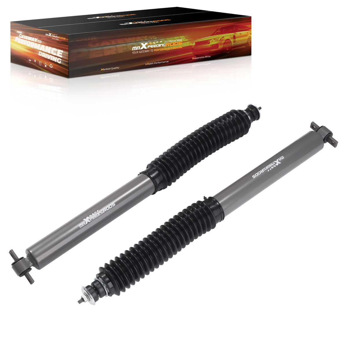4.5-5.5" G1 Front Shocks compatible For Jeep Grand Cherokee/Comanche 1986-2004 w/Dust Cover