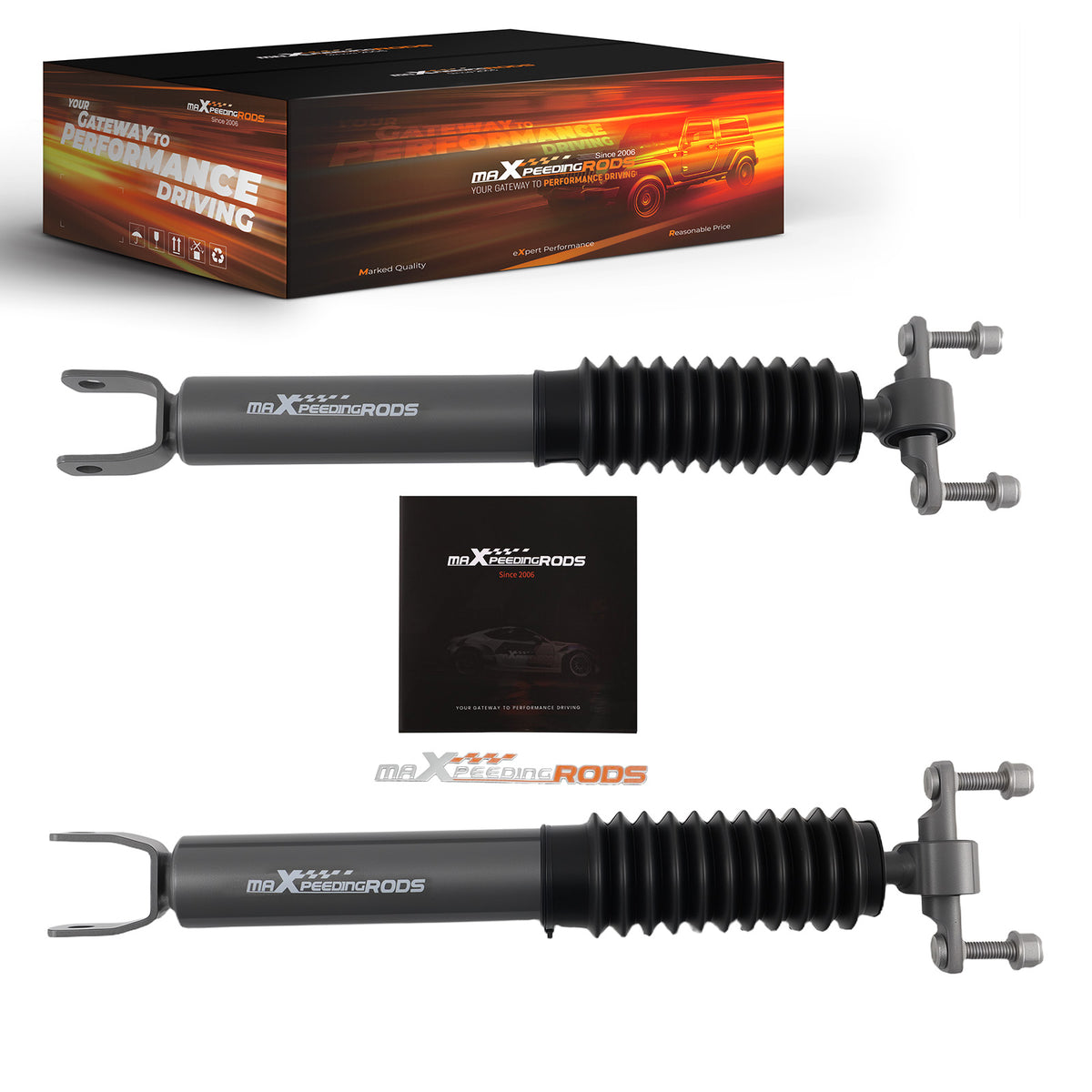 Front Lift Shock compatible For Chevy Silverado 2500HD 3500HD 2011-2019 3.5-4.5