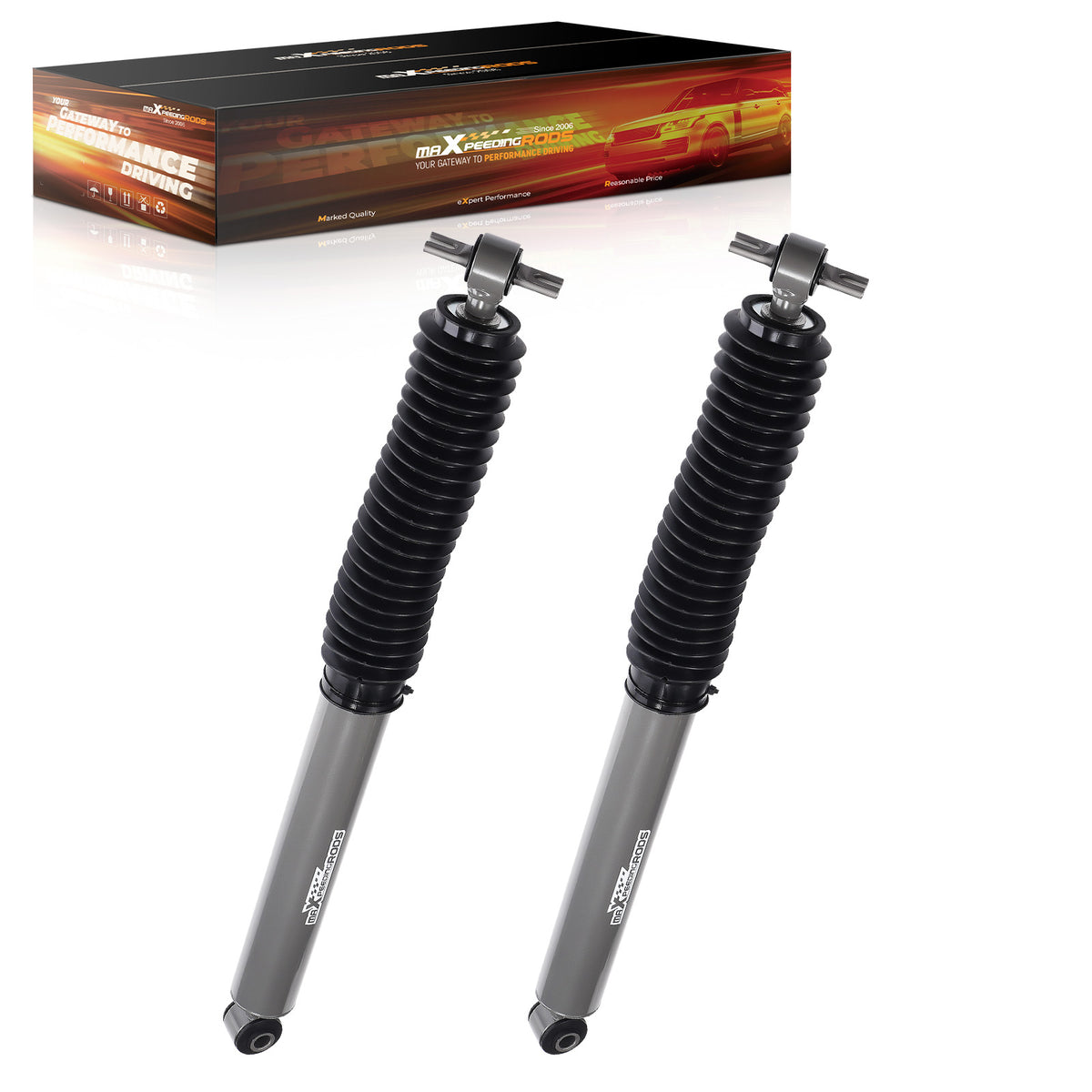 2-4.5inch Lift Rear Shock Absorbers compatible For Chevy/GMC S10/S15 Blazer/Jimmy 82-2005