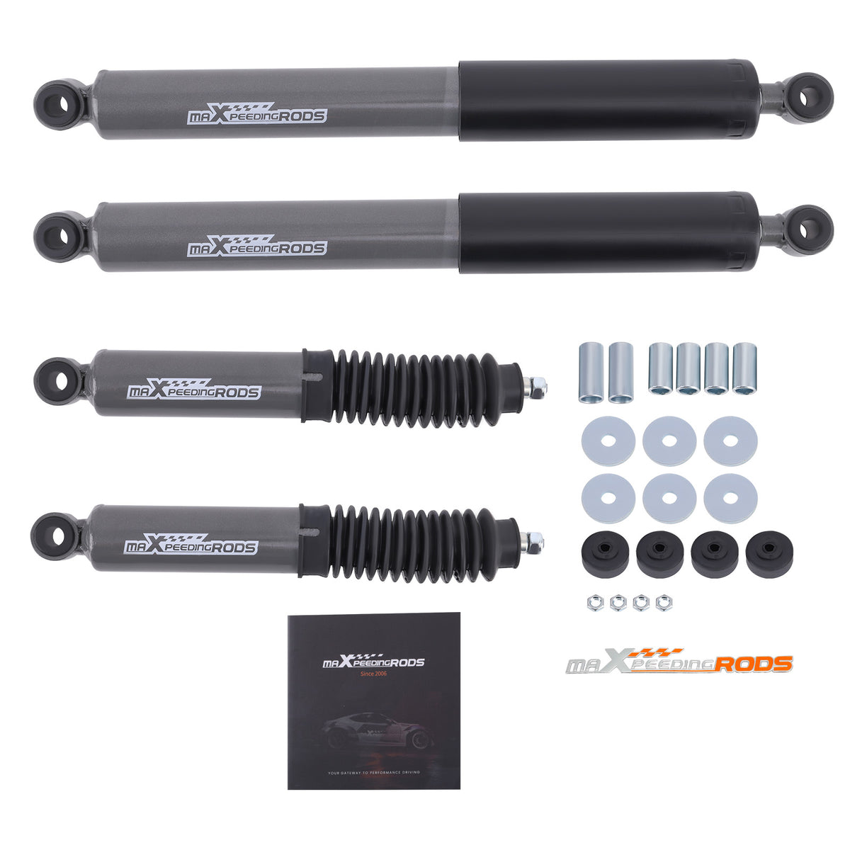 Front and Rear Shock Absorbers fit For Navara D22 4x4 Ute 4wd Frontier 97-2016