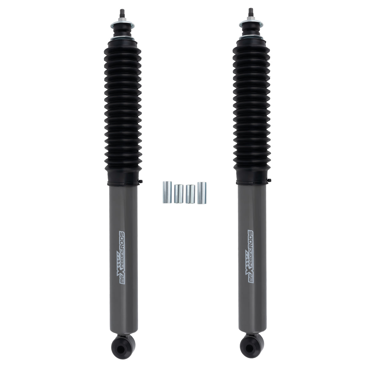 0-2inch Lift Rear Shock Absorbers compatible For Toyota Tacoma 4WD/RWD 2005-2023 Steel