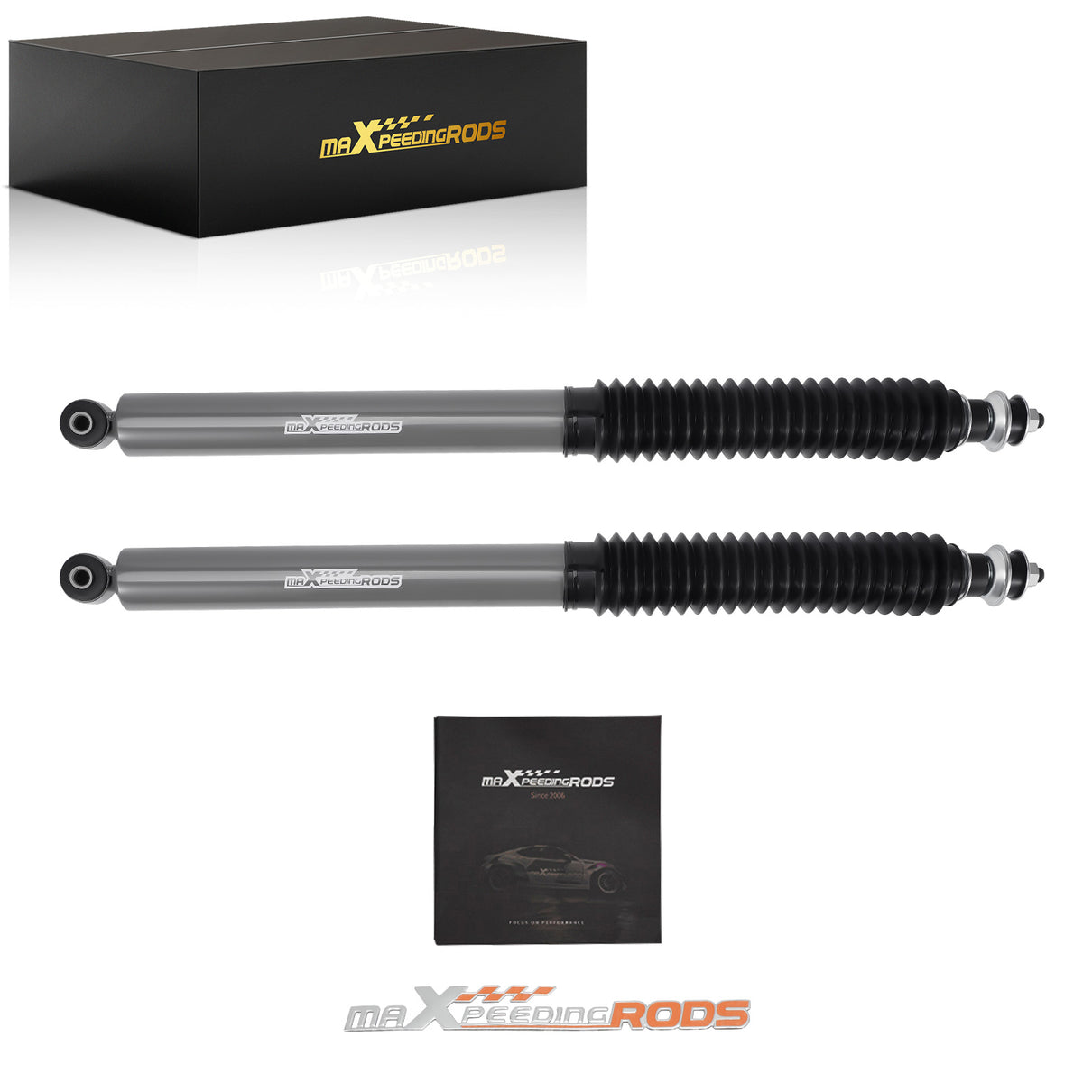 4-8" Rear Suspension Lift Shocks compatible For Toyota Tundra 2007-2021  4WD RWD Steel Body