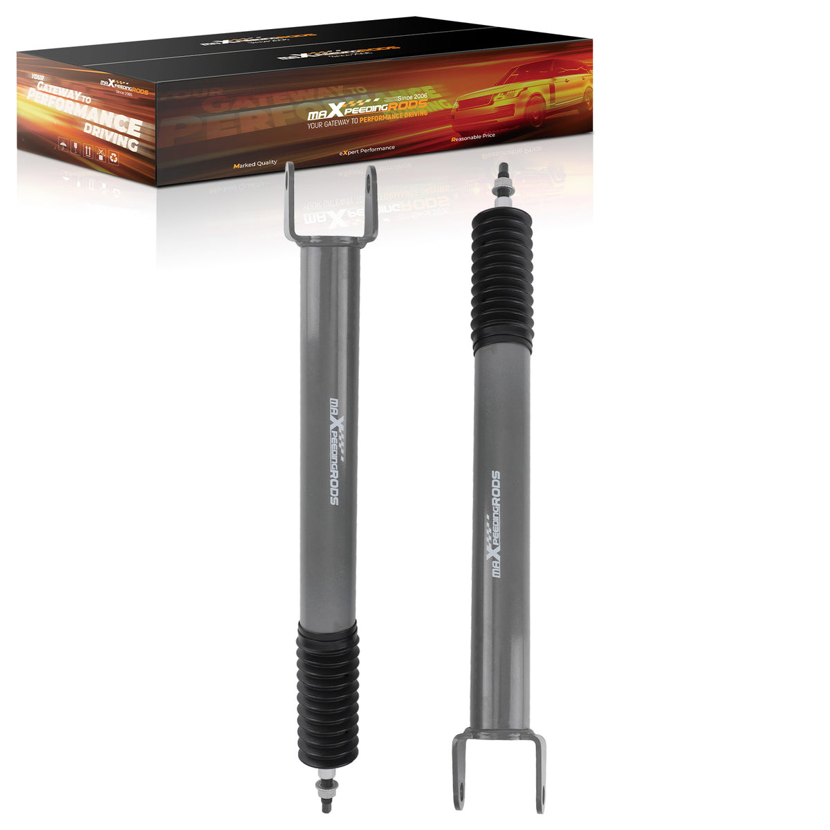 2.5 Rear Lift Shocks compatible For Jeep Grand Cherokee RWD AWD 4WD 2011-2023 Pair